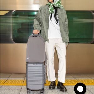 BEIS Gray Travel Backpack new $130